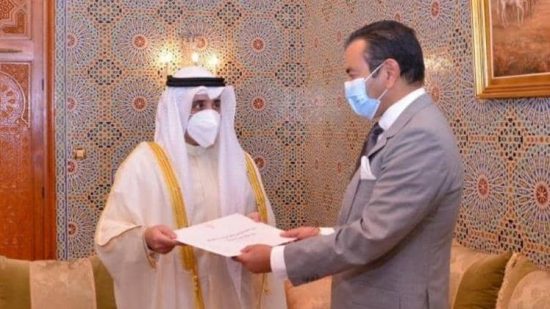تسليم رساله خطيه للملك عبد الله الثاني