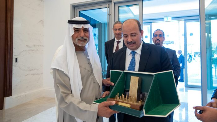 ميارة يجري مباحثات بدبي مع وزير التسامح والتعايش الاماراتي